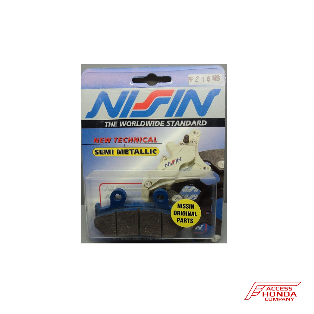 Тормозные колодки передние Nissin 2P-216NS для мотоциклов Honda Тормозные колодки передние Nissin 2P-216NS для мотоциклов Honda