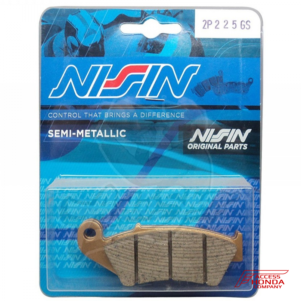 Тормозные колодки Nissin 2P-225 для мотоцикла Honda Тормозные колодки Nissin 2P-225 для мотоцикла Honda