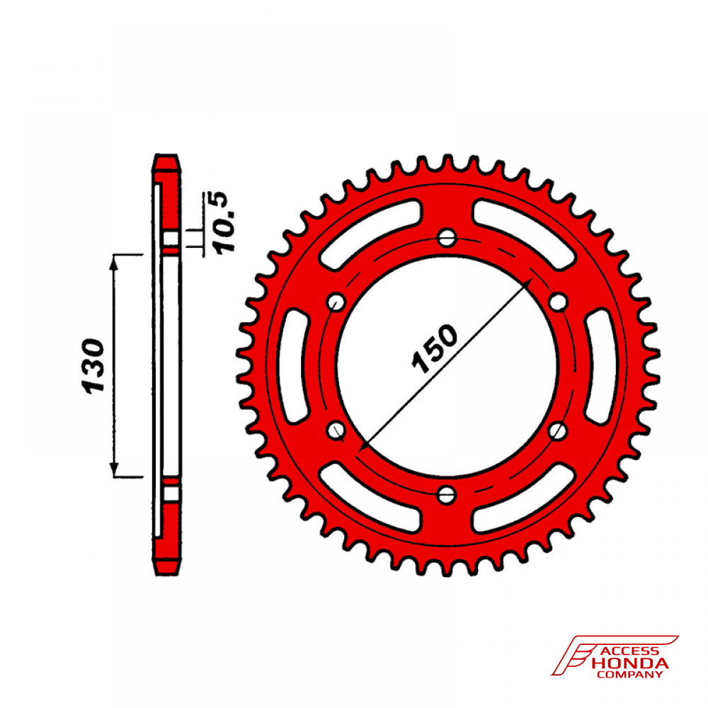 Звезда задняя ведомая PBR 300 под 525 цепи Звезда задняя ведомая PBR 300 под 525 цепи