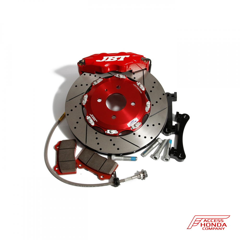 Тормозная система на переднюю ось JBT для Honda Civic VIII Type-R / 4D / 5D 4 поршня Тормозная система на переднюю ось JBT для Honda Civic VIII Type-R / 4D / 5D 4 поршня