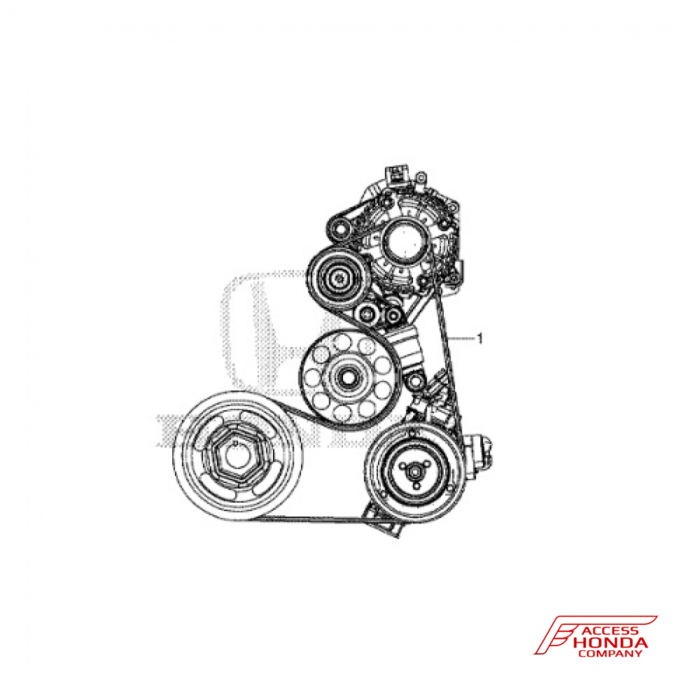 Ремень генератора Honda CR-V 5 2.4L Ремень генератора Honda CR-V 5 2.4L