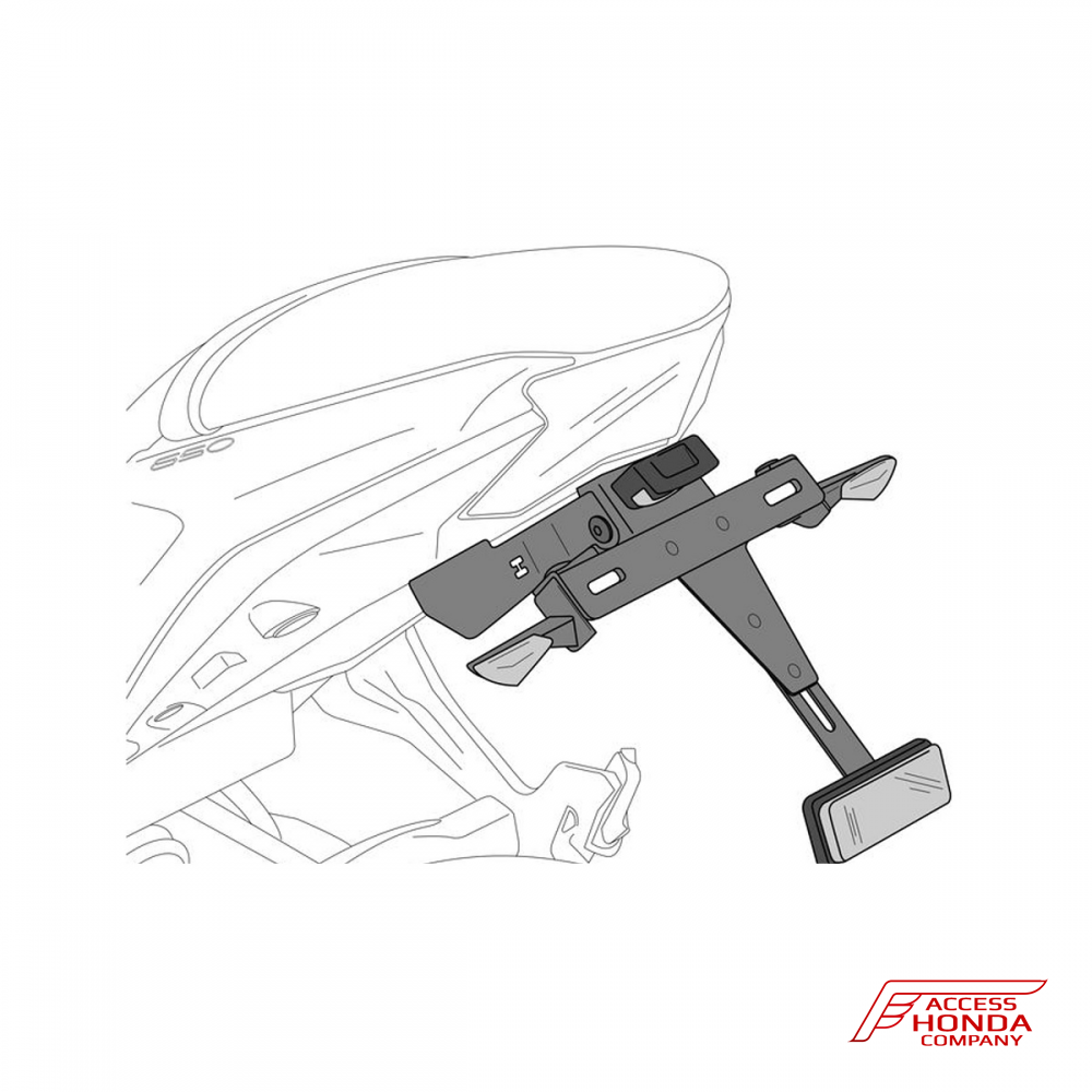 Крепление номерного знака Puig для Honda NC750S/X Крепление номерного знака Puig для Honda NC750S/X