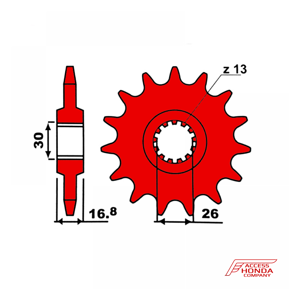 Звезда передняя ведущая PBR 347 под 530 цепи Звезда передняя ведущая PBR 347 под 530 цепи