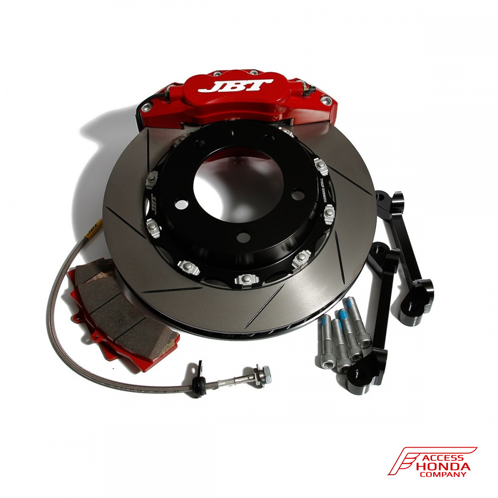 Тормозная система на переднюю ось JBT для Acura MDX I (2003-2006) 6 поршней Тормозная система на переднюю ось JBT для Acura MDX I (2003-2006) 6 поршней