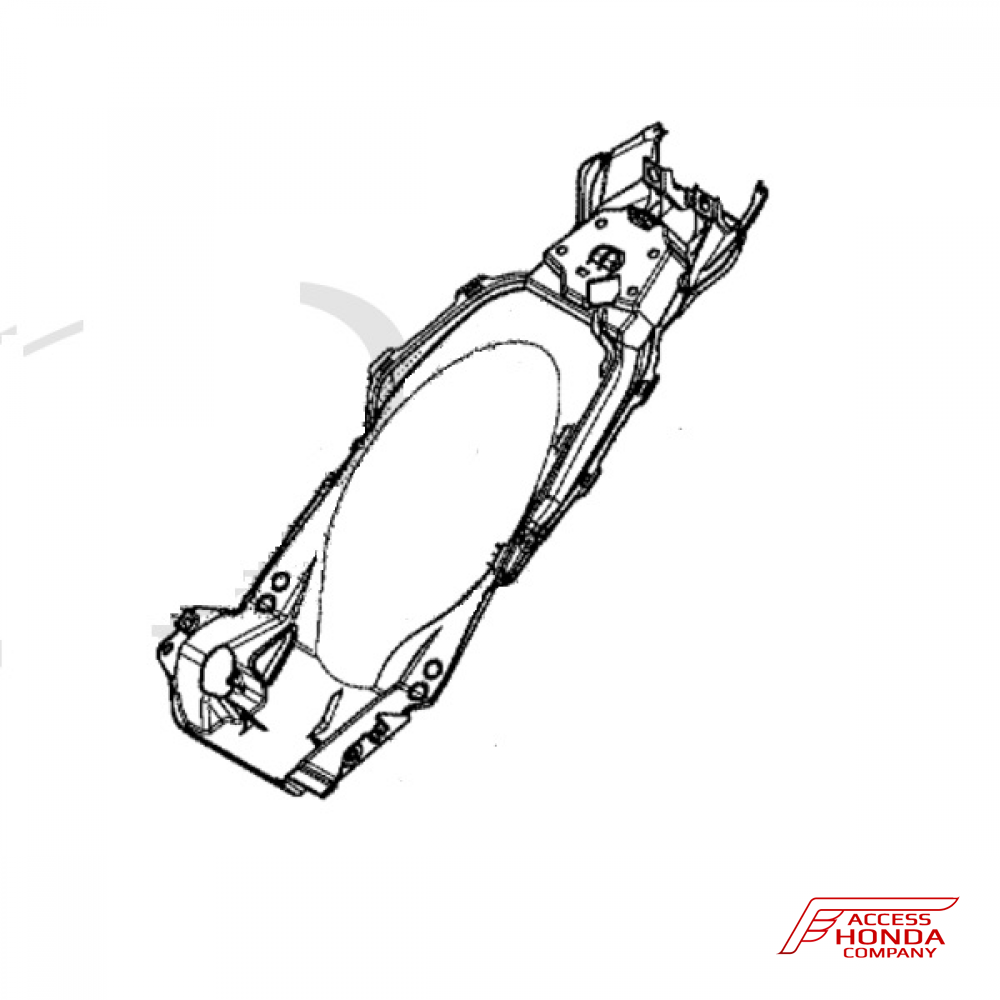 Оригинальный задний подкрылок для мотоцикла Honda NC750N / NC750S 2016- Оригинальный задний подкрылок для мотоцикла Honda NC750N / NC750S 2016-