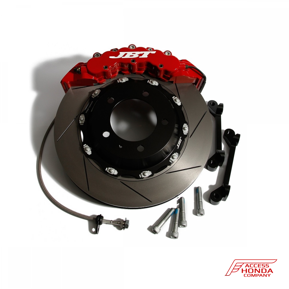 Тормозная система на переднюю ось JBT для Acura MDX I (2003-2006) 12 поршней Тормозная система на переднюю ось JBT для Acura MDX I (2003-2006) 12 поршней
