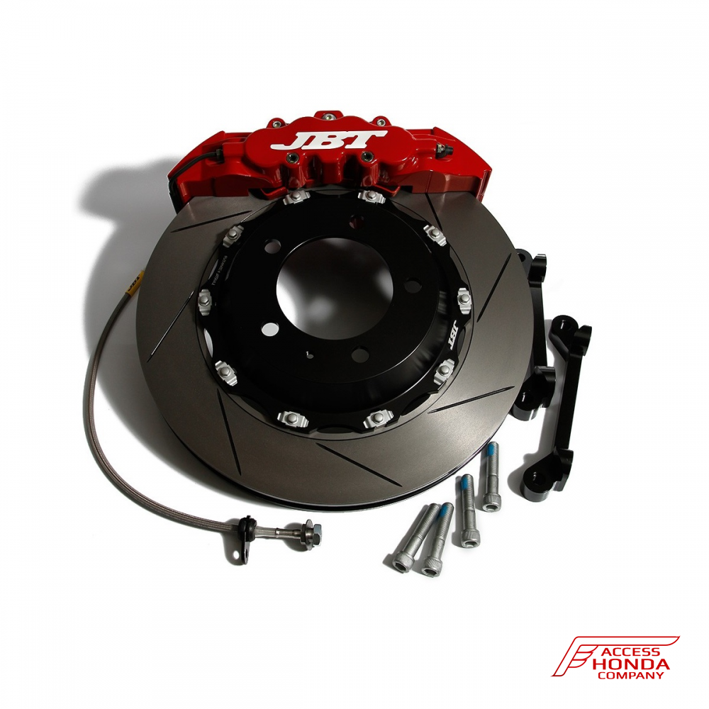 Тормозная система на переднюю ось JBT для Acura MDX I (2003-2006) 8 поршней Тормозная система на переднюю ось JBT для Acura MDX I (2003-2006) 8 поршней