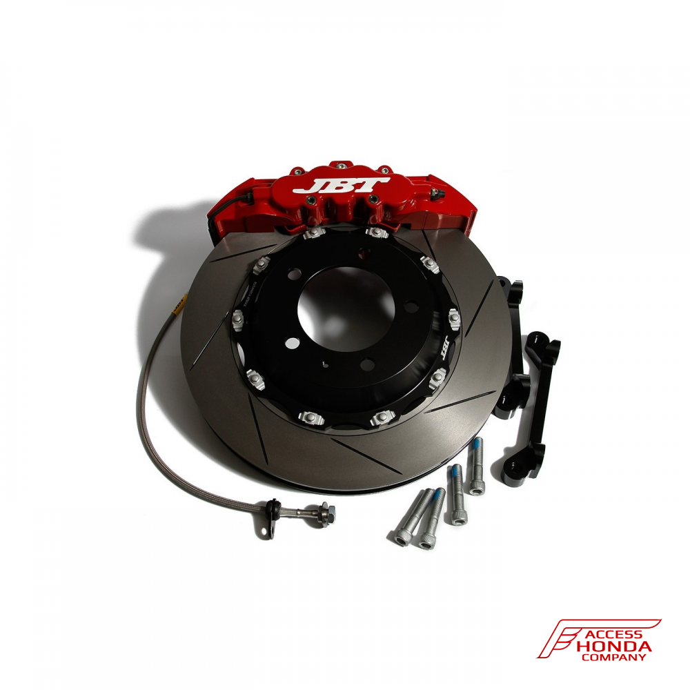 Тормозная система на переднюю ось JBT для Honda Pilot III 8 поршней Тормозная система на переднюю ось JBT для Honda Pilot III 8 поршней