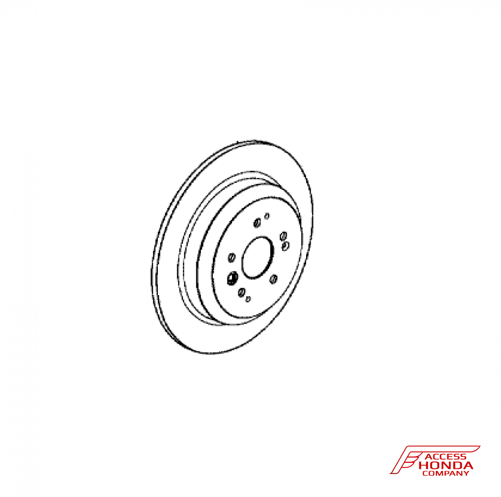 Тормозной диск задний для Honda Pilot 3 Тормозной диск задний для Honda Pilot 3