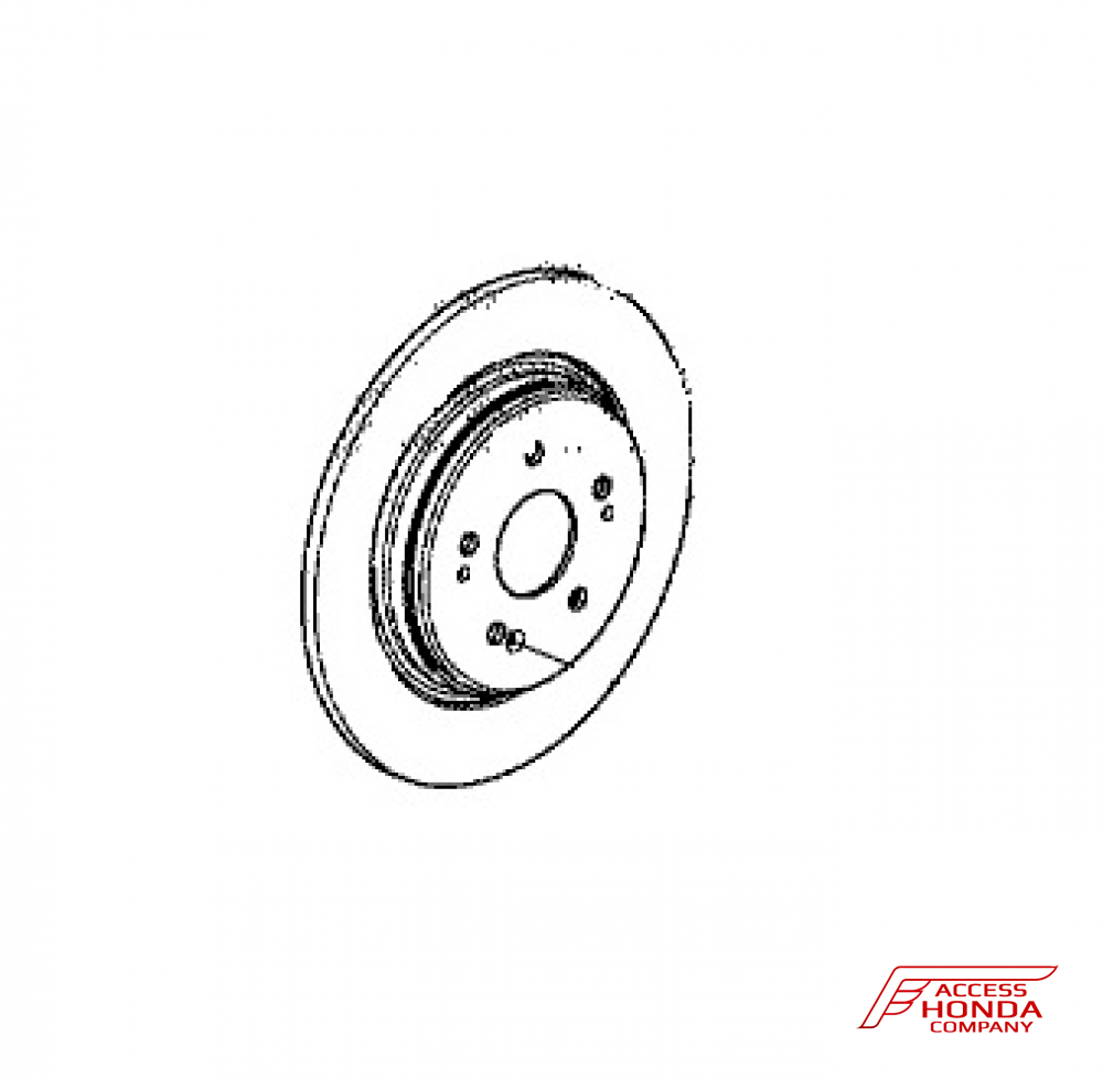 Диск тормозной задний для Honda CR-V 5 Диск тормозной задний для Honda CR-V 5