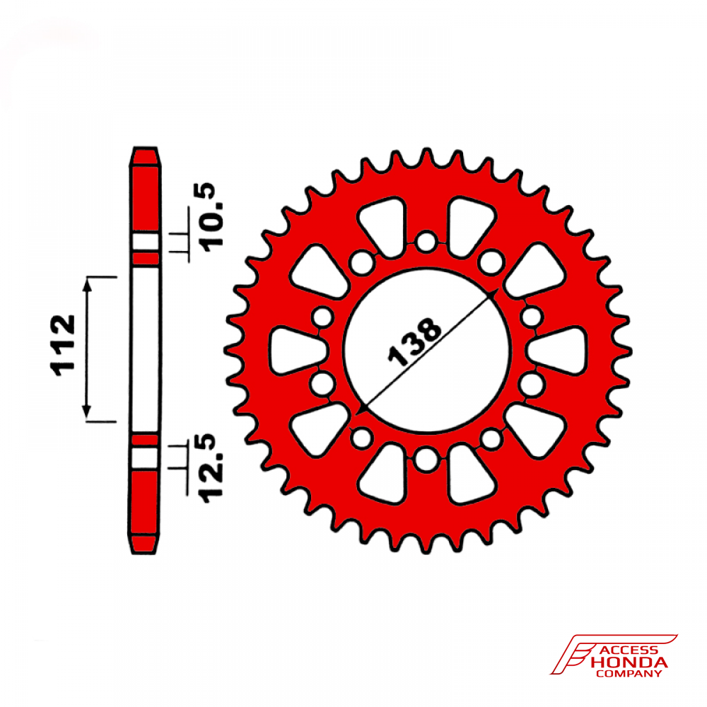 Звезда задняя ведомая PBR 4384 Звезда задняя ведомая PBR 4384