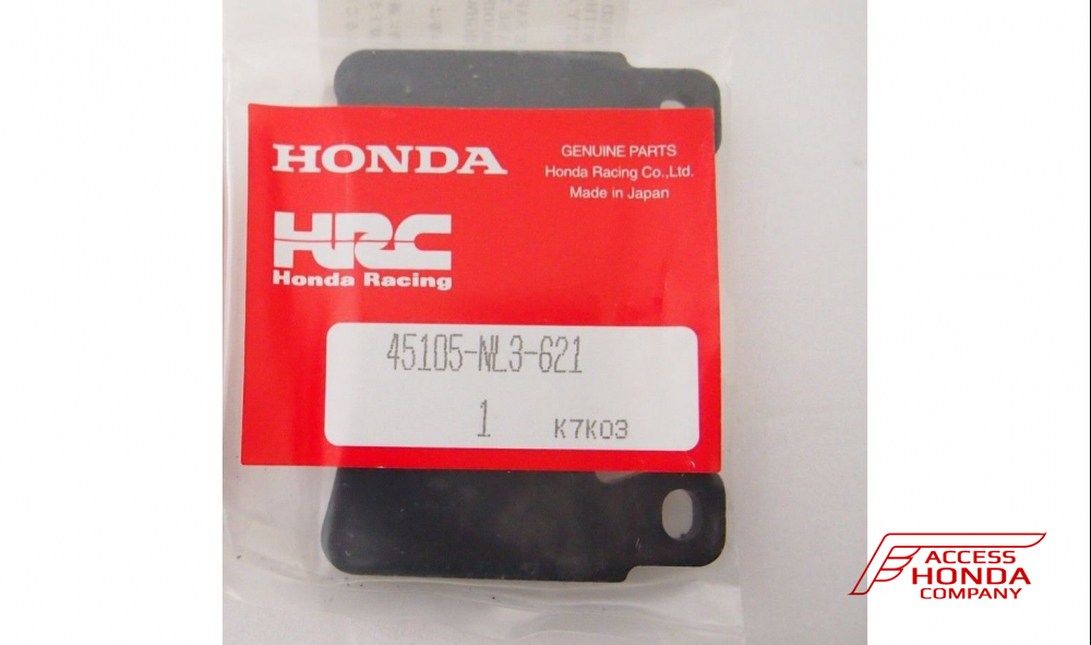 Оригинальные спортивные тормозные колодки Honda HRC 45105NL3621 (45105-NL3-621) Оригинальные спортивные тормозные колодки Honda HRC 45105NL3621 (45105-NL3-621)
