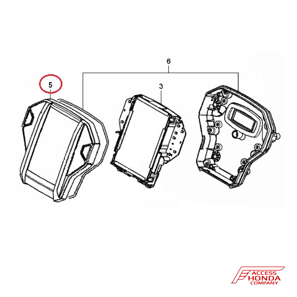 Облицовка корпуса приборной панели для Honda Africa Twin CRF1000 2018-2019 Облицовка корпуса приборной панели для Honda Africa Twin CRF1000 2018-2019