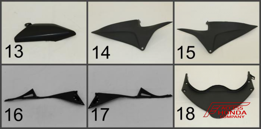Комплект пластика - обтекателя для мотоцикла Honda CBR600RR 2007-2012 Комплект пластика - обтекателя для мотоцикла Honda CBR600RR 2007-2012