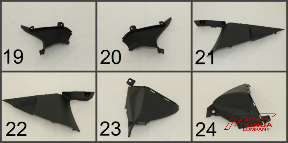 Комплект пластика - обтекателя для мотоцикла Honda CBR600RR 2007-2012 Комплект пластика - обтекателя для мотоцикла Honda CBR600RR 2007-2012