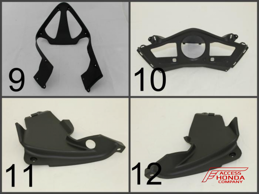 Комплект пластика - обтекателя для мотоцикла Honda VFRVFR800 2002-2013 Комплект пластика - обтекателя для мотоцикла Honda VFRVFR800 2002-2013