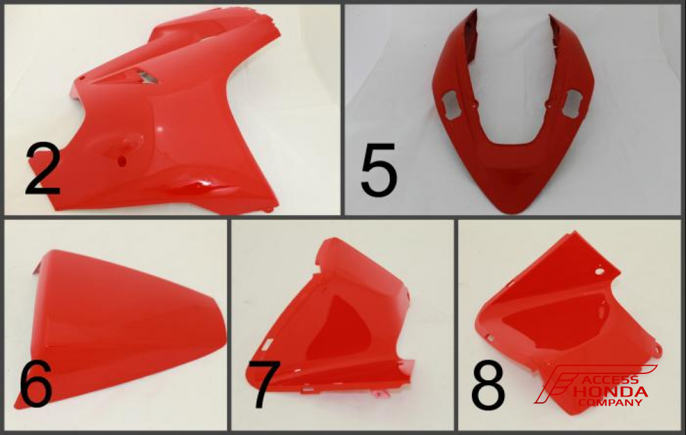 Комплект пластика - обтекателя для мотоцикла Honda VFRVFR800 2002-2013 Комплект пластика - обтекателя для мотоцикла Honda VFRVFR800 2002-2013