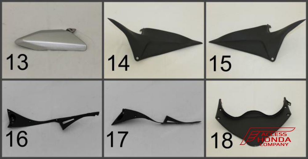 Комплект пластика - обтекателя для мотоцикла Honda CBR600RR 2007-2012 Комплект пластика - обтекателя для мотоцикла Honda CBR600RR 2007-2012