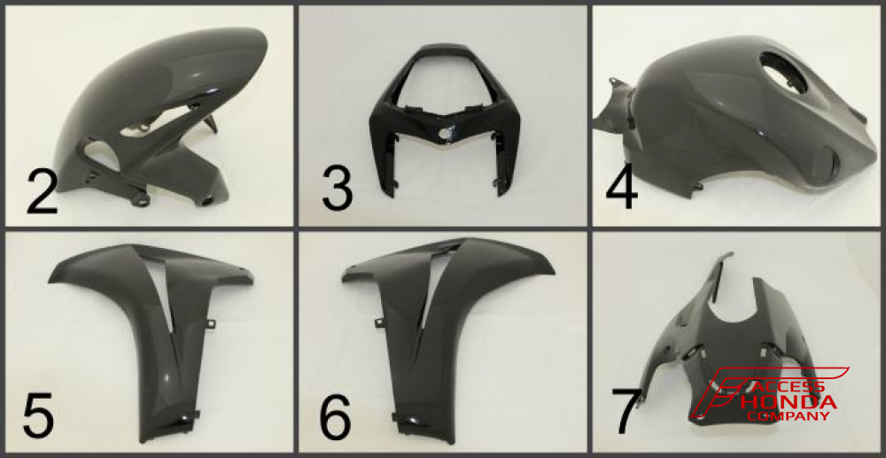 Комплект пластика - обтекателя для мотоцикла Honda CBR1000RR 2008-2011 Комплект пластика - обтекателя для мотоцикла Honda CBR1000RR 2008-2011