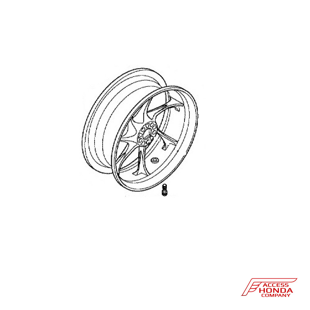 Оригинальный задний колесный диск Honda VFR1200F/FD 2012- Оригинальный задний колесный диск Honda VFR1200F/FD 2012-