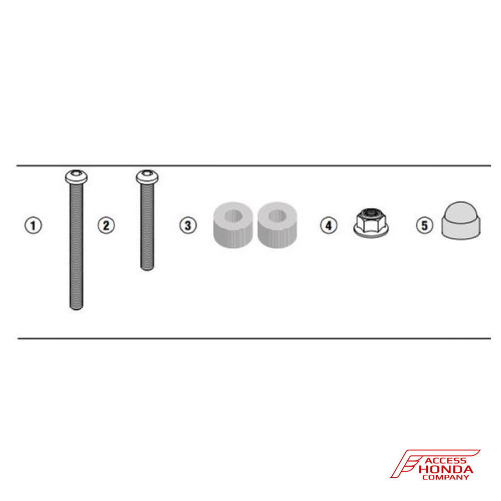 Монтажный комплект Givi для крепления Givi E163 на Honda CRF1000L Africa Twin Монтажный комплект Givi для крепления Givi E163 на Honda CRF1000L Africa Twin