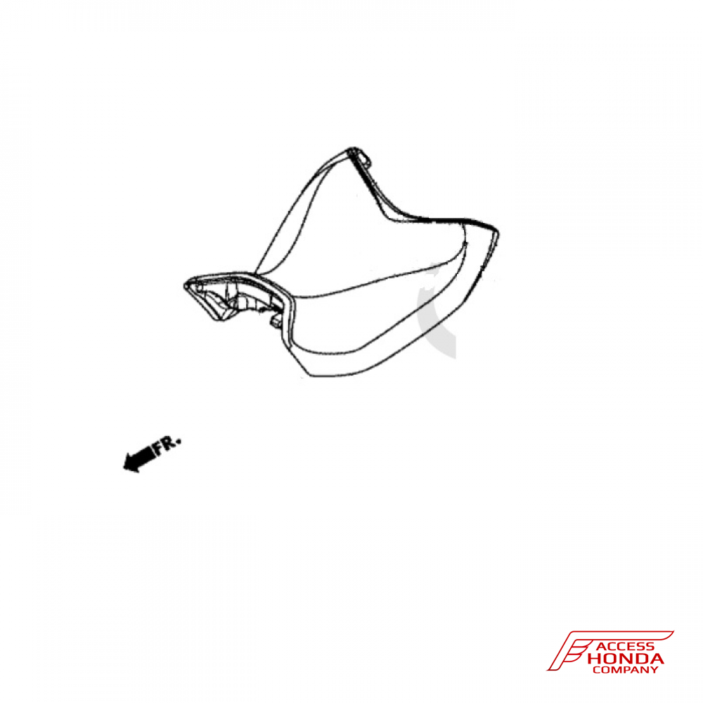 Оригинальное водительское сиденье для Honda NC700X / NC750X Оригинальное водительское сиденье для Honda NC700X / NC750X