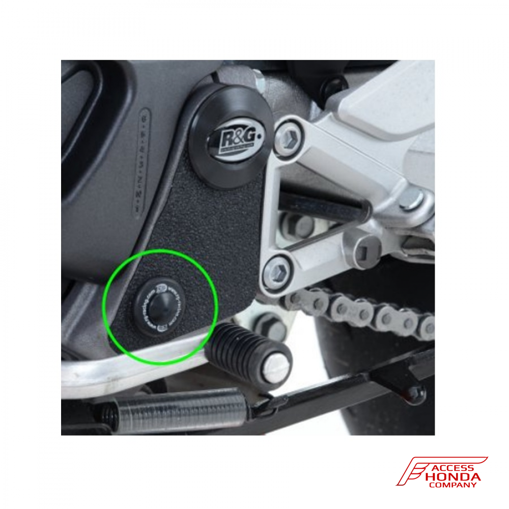 Заглушка отверстия рамы (левая) R&G для мотоцикла Honda VFR800X/XD Crossrunner '15 -'17 / VFR800F '14 -'19 Заглушка отверстия рамы (левая) R&G для мотоцикла Honda VFR800X/XD Crossrunner '15 -'17 / VFR800F '14 -'19