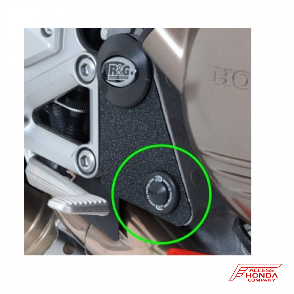 Заглушка отверстия рамы (правая) R&G для мотоцикла Honda VFR800X/XD Crossrunner '15 -'17 / VFR800F '14 -'19 Заглушка отверстия рамы (правая) R&G для мотоцикла Honda VFR800X/XD Crossrunner '15 -'17 / VFR800F '14 -'19
