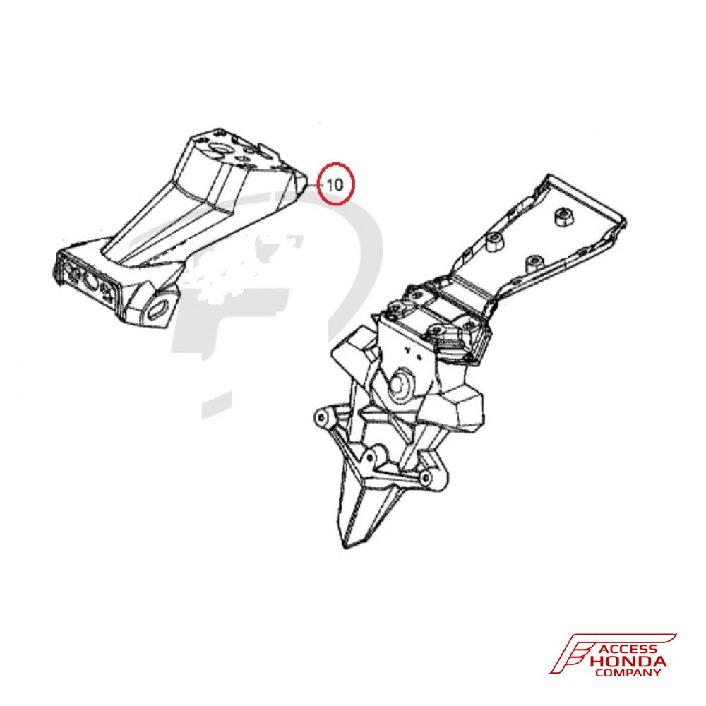 Накладка на заднее крыло для Honda NC750X / NC750S / NC750D 2016- Накладка на заднее крыло для Honda NC750X / NC750S / NC750D 2016-