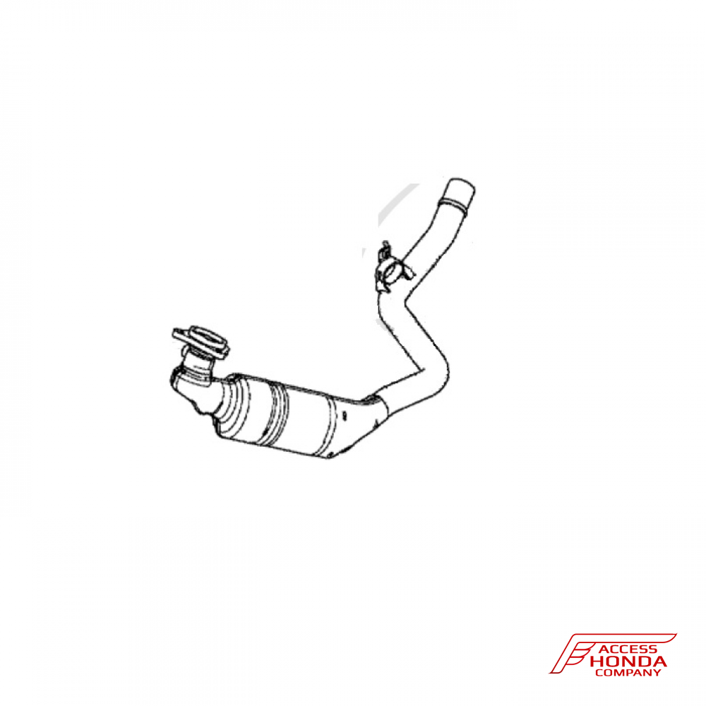 Труба выхлопной системы с катализатором для Honda NC750X 2017- Труба выхлопной системы с катализатором для Honda NC750X 2017-