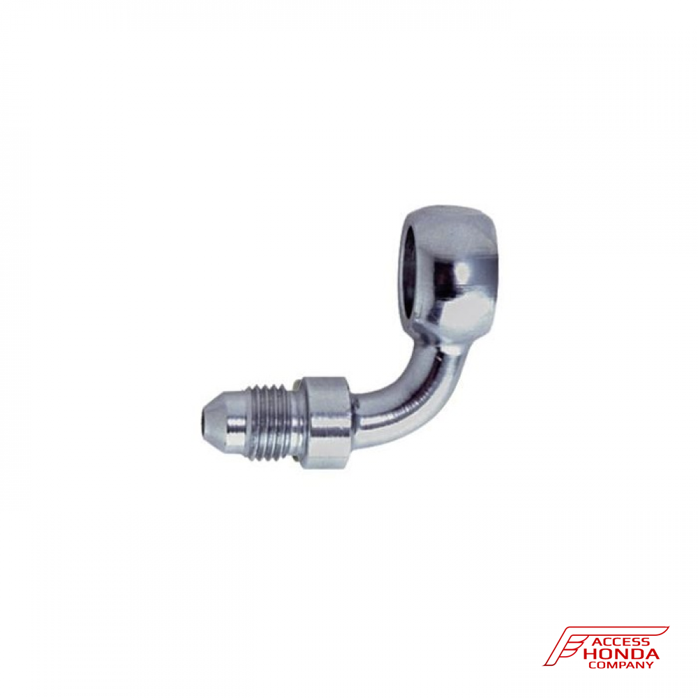 Адаптер банджо 90° под фитинг AN3 (хром) Goodridge Адаптер банджо 90° под фитинг AN3 (хром) Goodridge