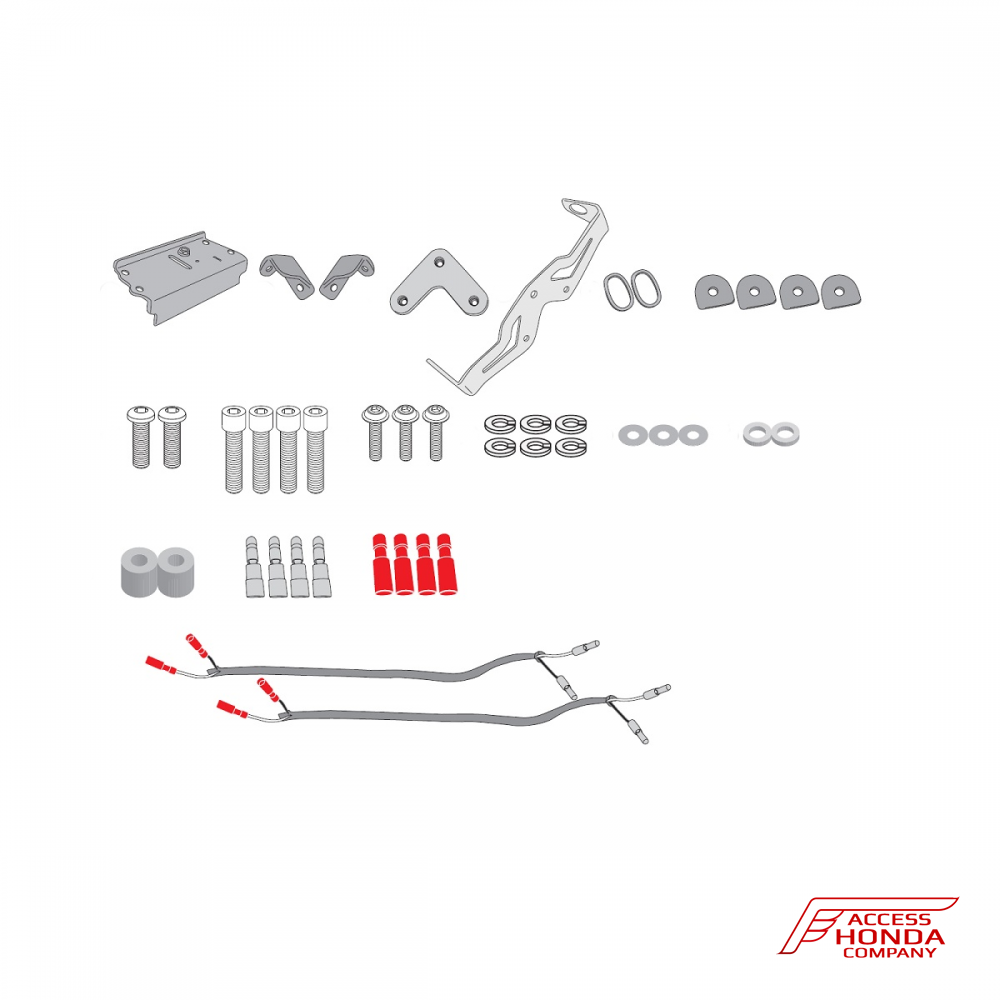 Монтажный комплект Givi / Kappa для установки креплений мягких боковых сумок на Honda CB1000R 2018- Монтажный комплект Givi / Kappa для установки креплений мягких боковых сумок на Honda CB1000R 2018-
