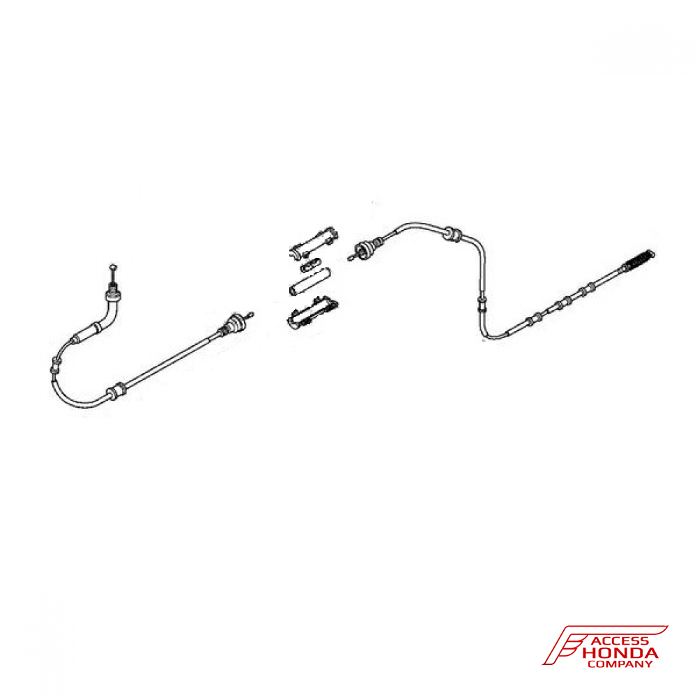 Оригинальный трос ручного (парковочного, стояночного) тормоза для Honda VFR1200FD (АКПП) Оригинальный трос ручного (парковочного, стояночного) тормоза для Honda VFR1200FD (АКПП)