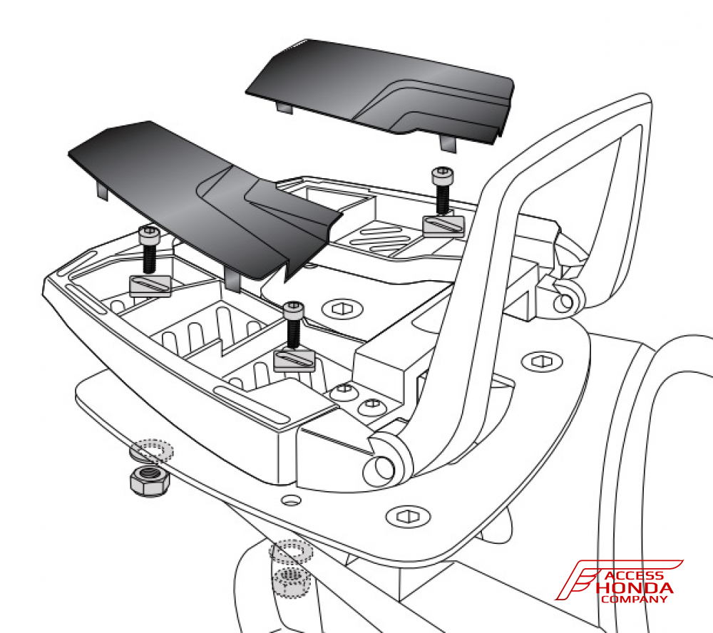 Площадка Hepco & Becker для мотоцикла Honda VFR1200X Crosstourer Площадка Hepco & Becker для мотоцикла Honda VFR1200X Crosstourer