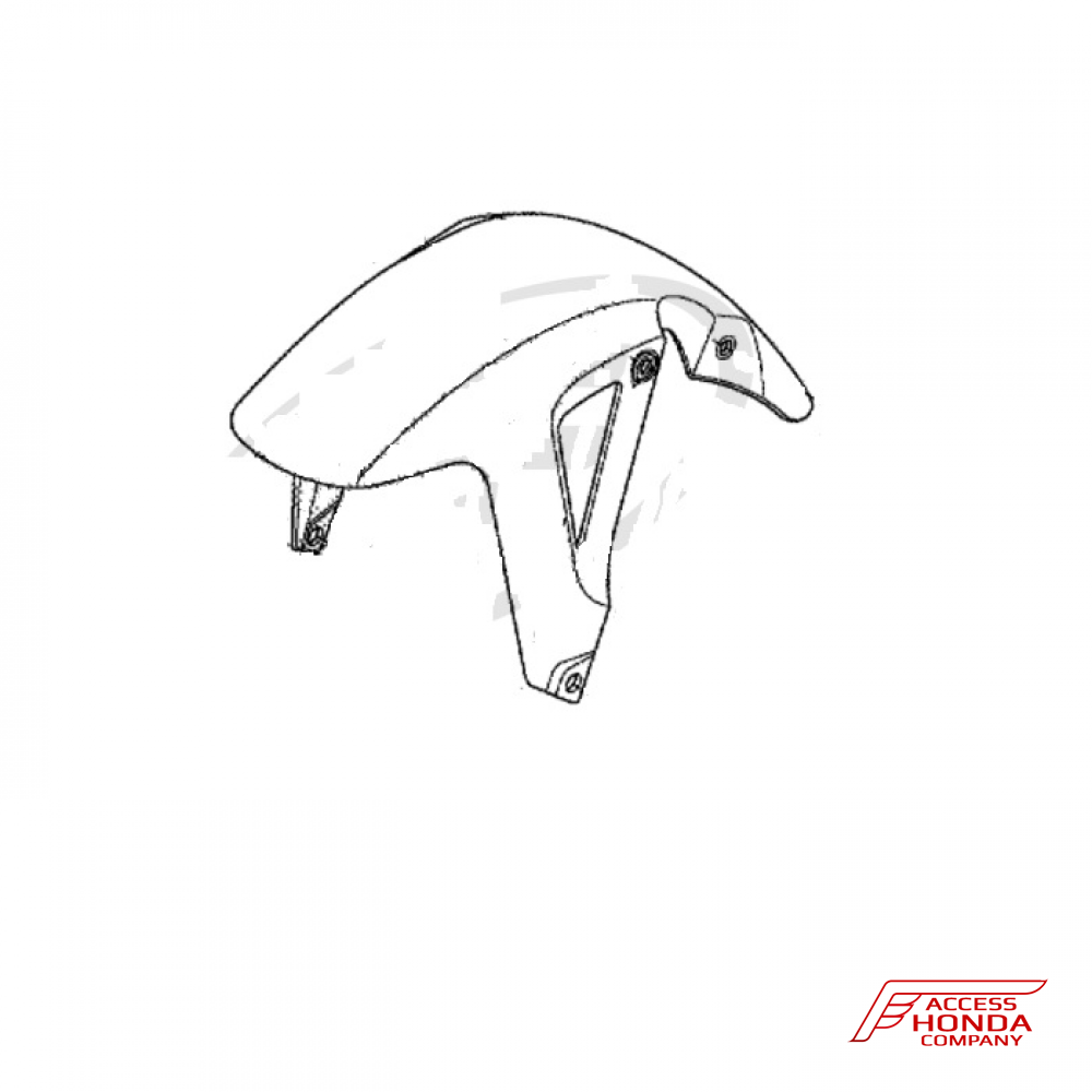 Крыло переднее для Honda NC750X 2016- (Color: Черный матовый металлик NH436M) Крыло переднее для Honda NC750X 2016- (Color: Черный матовый металлик NH436M)
