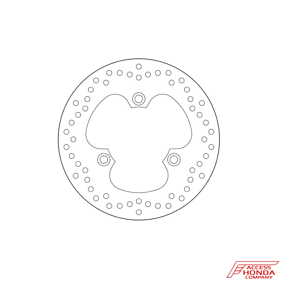 Задний тормозной диск Brembo для мотоцикла Honda Задний тормозной диск Brembo для мотоцикла Honda