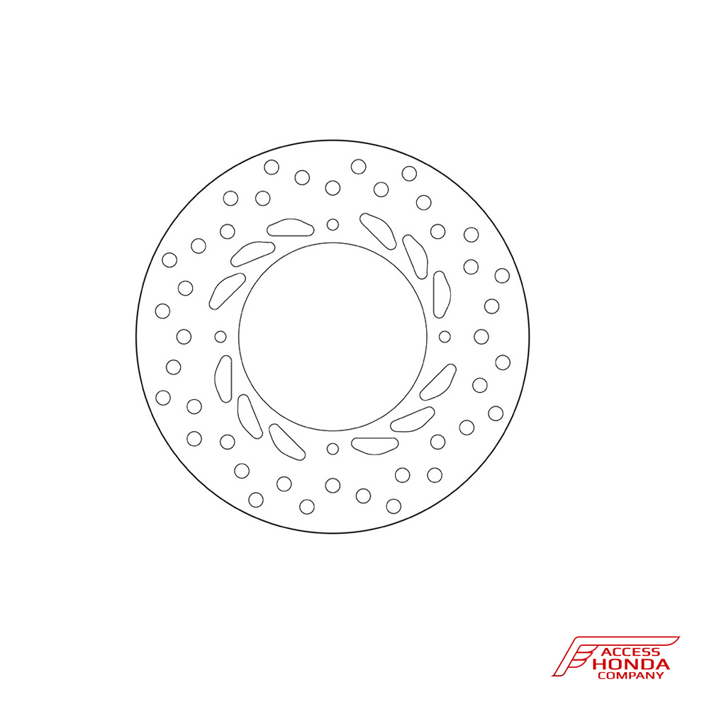 Задний тормозной диск Brembo для мотоцикла Honda Задний тормозной диск Brembo для мотоцикла Honda