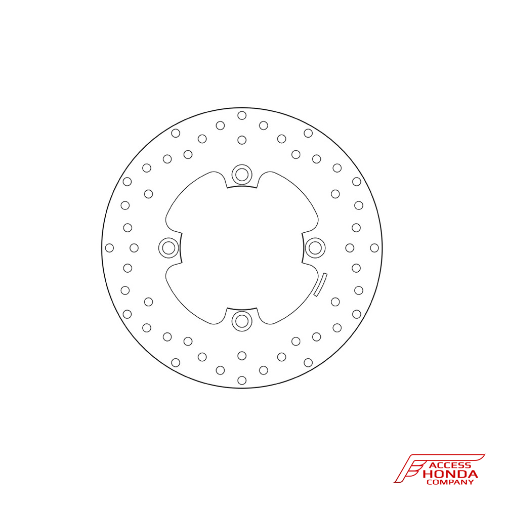 Задний тормозной диск Brembo для мотоцикла Honda Задний тормозной диск Brembo для мотоцикла Honda