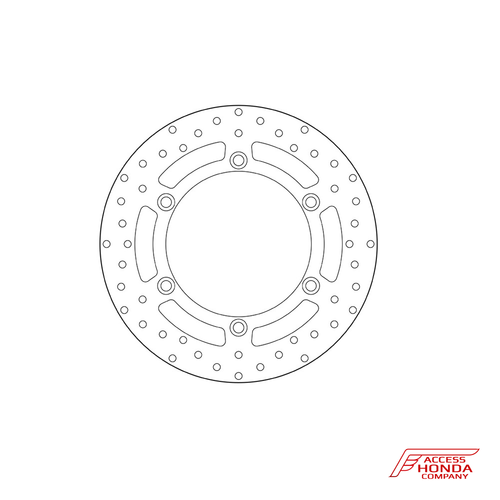 Передний тормозной диск Brembo для мотоцикла Honda SW-T 400/600 Передний тормозной диск Brembo для мотоцикла Honda SW-T 400/600