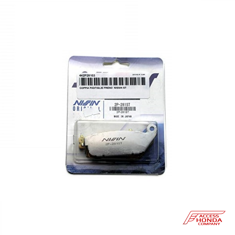 Тормозные колодки NISSIN 2P-281 для мотоцикла Honda Тормозные колодки NISSIN 2P-281 для мотоцикла Honda