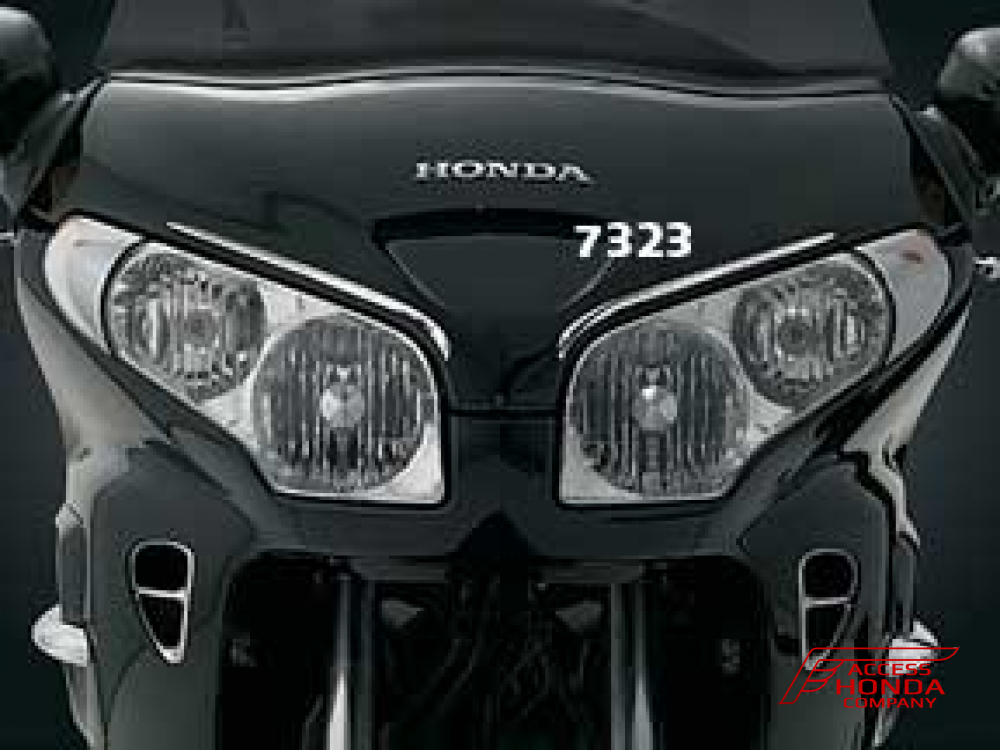 Накладки на фары (пара) для Honda GL1800 Gold Wing 7323 Накладки на фары (пара) для Honda GL1800 Gold Wing 7323
