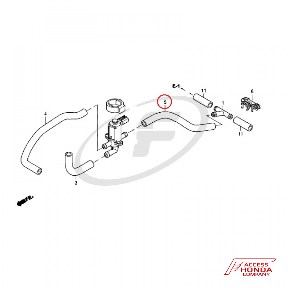 Патрубок термостата для Honda VFR1200 Патрубок термостата для Honda VFR1200