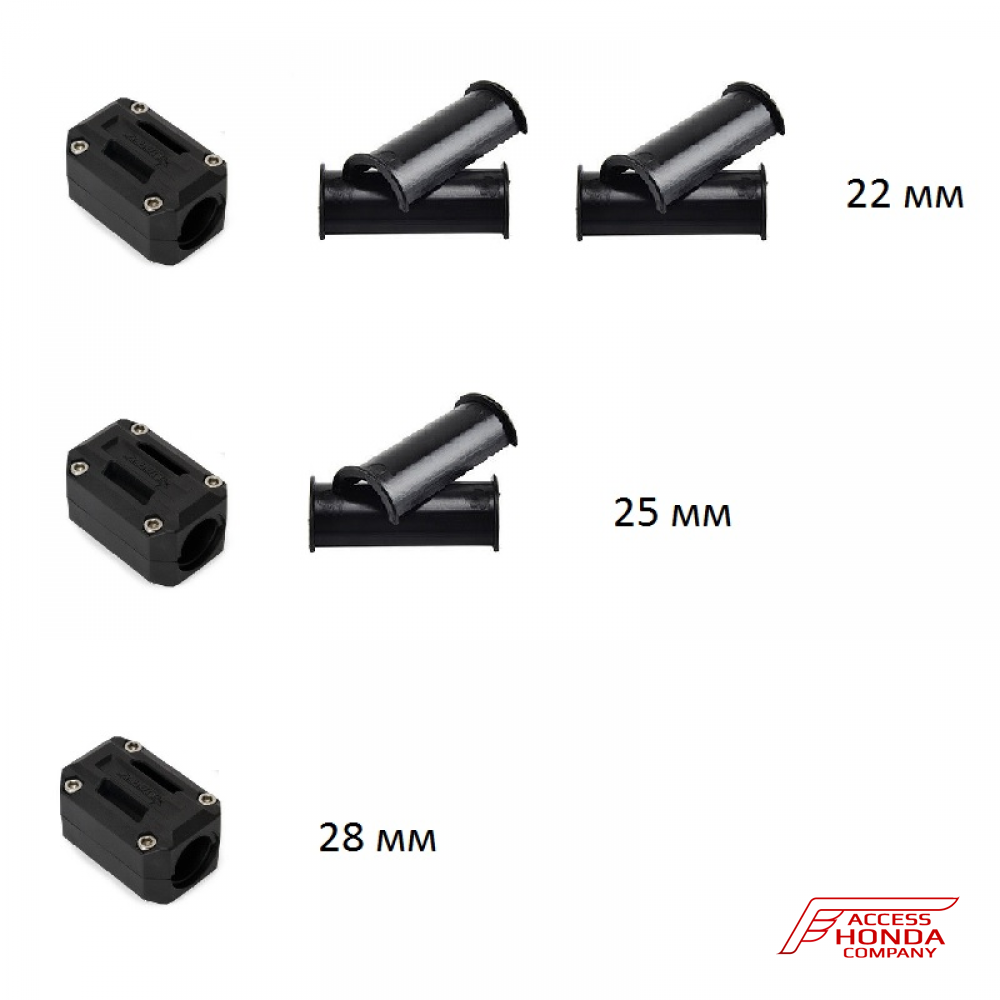 Слайдеры на дуги (22мм, 25мм, 28мм) для мотоциклов Honda Слайдеры на дуги (22мм, 25мм, 28мм) для мотоциклов Honda