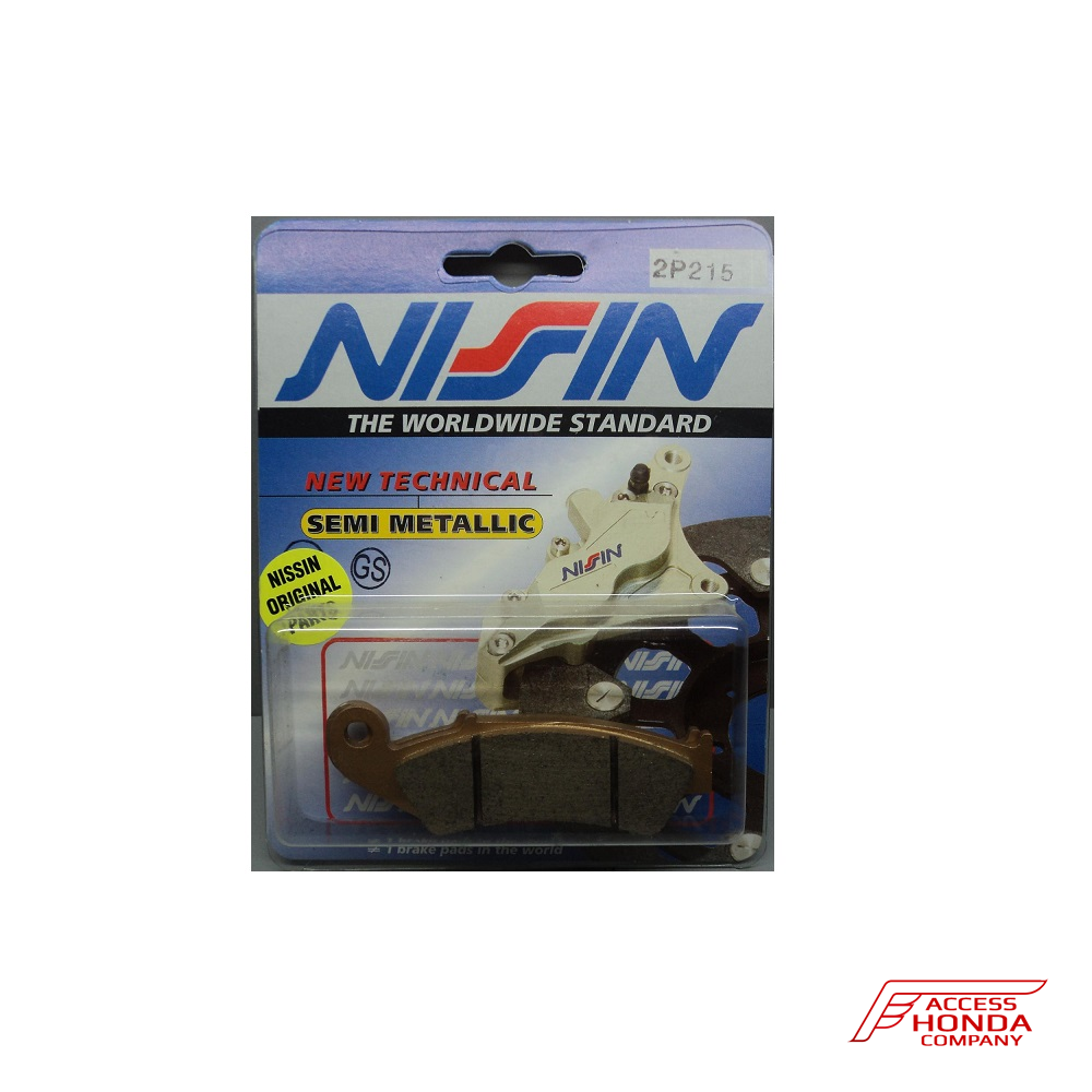 Тормозные колодки NISSIN 2P-215 для мотоцикла Honda Тормозные колодки NISSIN 2P-215 для мотоцикла Honda