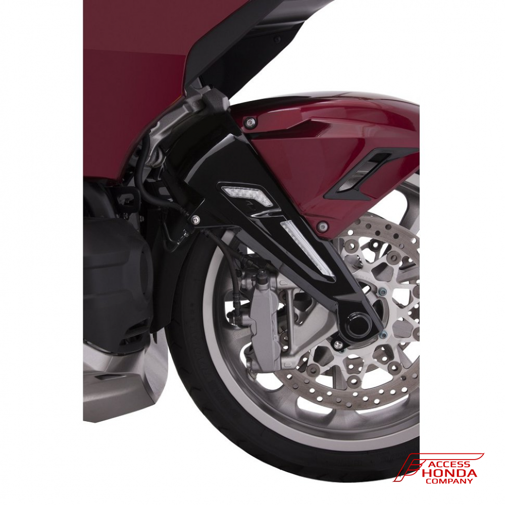 Накладки на переднюю вилку (черные) для Honda GL1800 Gold Wing 2018- Накладки на переднюю вилку (черные) для Honda GL1800 Gold Wing 2018-