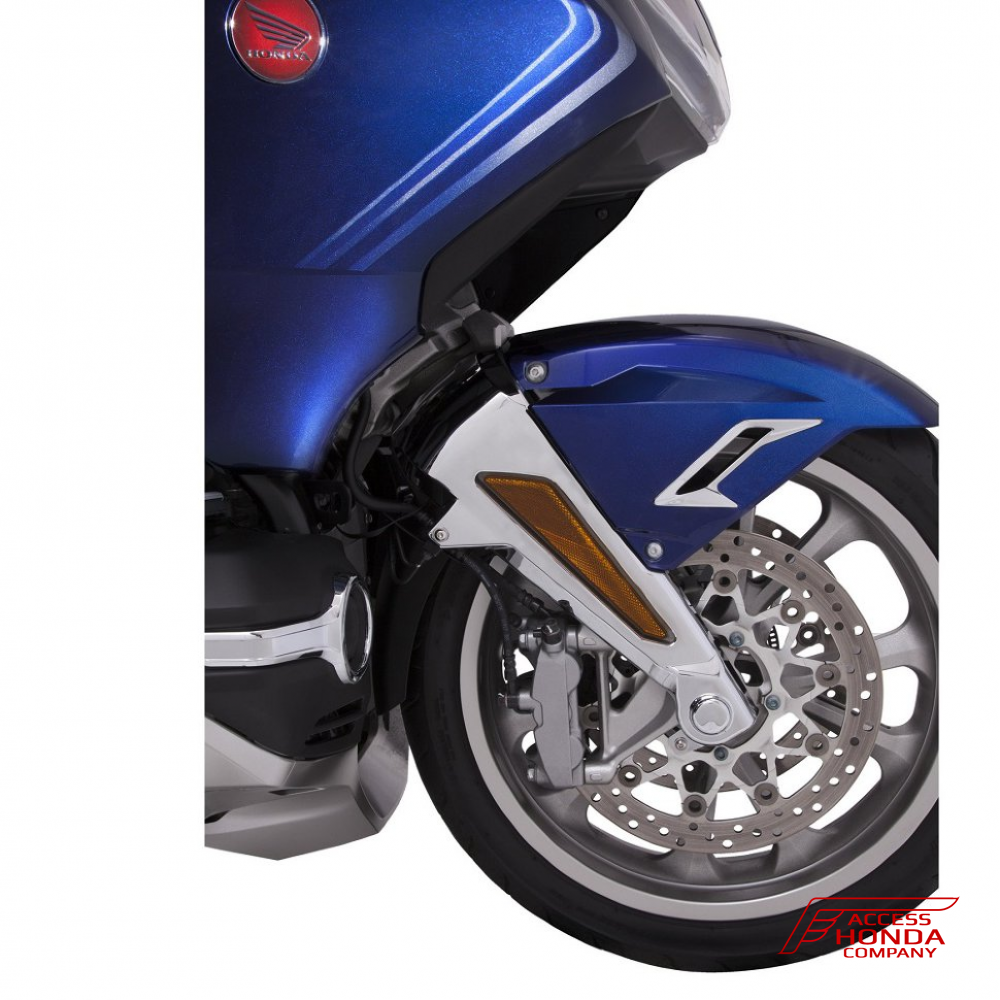 Накладки на переднюю вилку (хром) для Honda GL1800 Gold Wing 2018- Накладки на переднюю вилку (хром) для Honda GL1800 Gold Wing 2018-