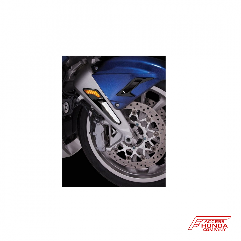 Ходовые огни на переднюю вилку (черные) для Honda GL1800 Gold Wing 2018- Ходовые огни на переднюю вилку (черные) для Honda GL1800 Gold Wing 2018-