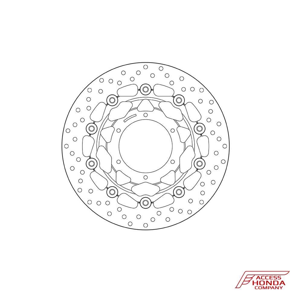 Передний тормозной диск Brembo для мотоцикла Honda Передний тормозной диск Brembo для мотоцикла Honda