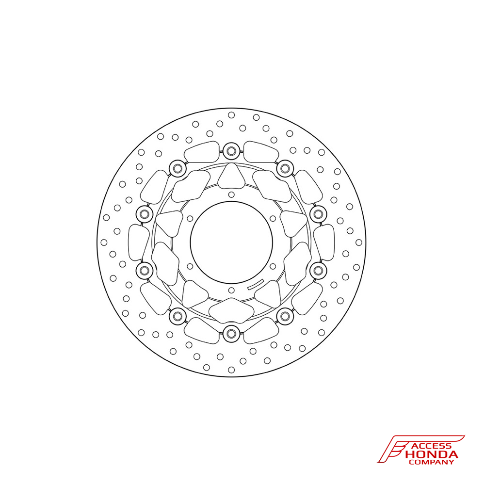 Передний тормозной диск Brembo для мотоцикла Honda Передний тормозной диск Brembo для мотоцикла Honda