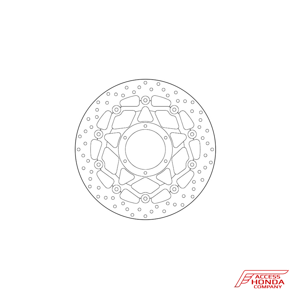 Передний тормозной диск Brembo для мотоцикла Honda CBR900RR 2000-2003 Передний тормозной диск Brembo для мотоцикла Honda CBR900RR 2000-2003